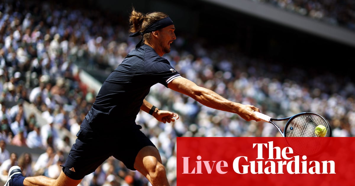 French Open 2026: Flavio Cobolli v Alexander Zverev, men’s singles final – live
