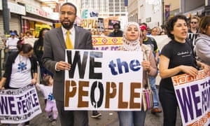 Anti-Trump protests, Atlanta, USA - 20 Jan 2017