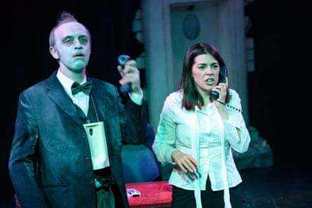 Michael Lambourne and Rosie Holt in Churchill’s Urinal