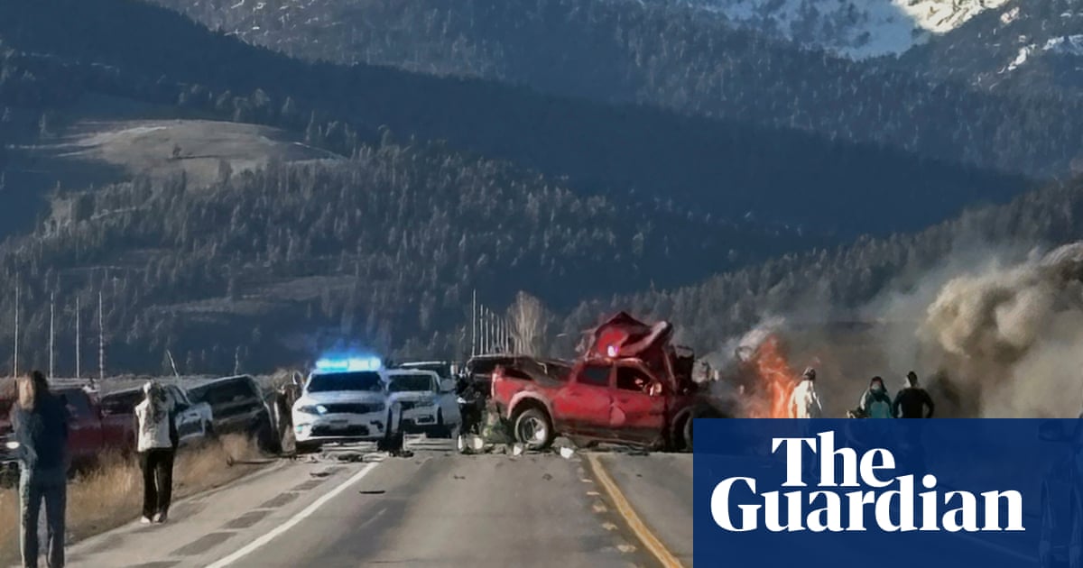 Idaho: seven people killed in highway crash near Yellowstone, police say
