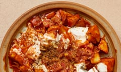 Yotam Ottolenghi’s patatas bravas with grated tomato and cumin.
