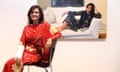 Lisa Wilkinson poses in front of a winning portrait of herself painted by artist Peter Smeeth in the 2017 Archibald Packing Room Prize, in Sydney on July 20, 2012.
The Packing Room Prize is chosen by the gallery staff who receive, unpack and hang the entries for the Archibald Prize for portraiture, a 100,000 Australian dollar (79,000 USD) art award run by the Art Gallery of New South Wales. / AFP PHOTO / WILLIAM WEST / RESTRICTED TO EDITORIAL USE - MANDATORY MENTION OF THE ARTIST UPON PUBLICATION - TO ILLUSTRATE THE EVENT AS SPECIFIED IN THE CAPTIONWILLIAM WEST/AFP/Getty Images