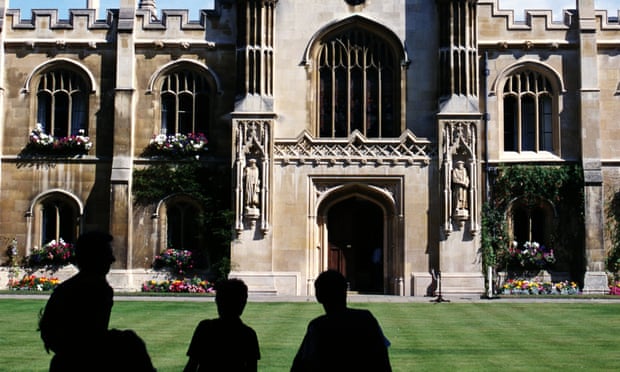 Students at Corpus Christi College, Cambridge University.