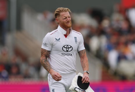 England’s Ben Stokes reacts