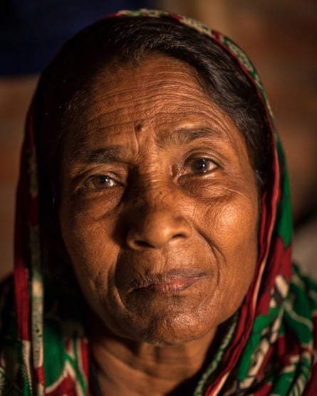 Renu Bibi, lives in Dhaka after fleeing her rural home due to river erosion