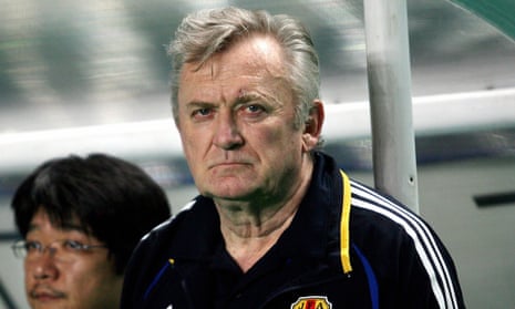 Ivica Osim pictured in July 2007, during his spell as Japan’s head coach.