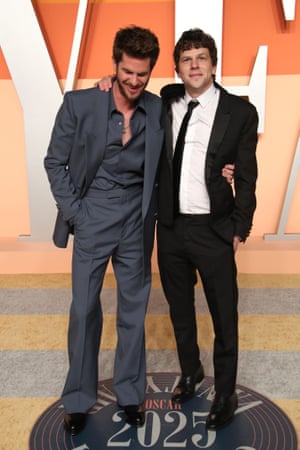 Andrew Garfield and Jesse Eisenberg at VF