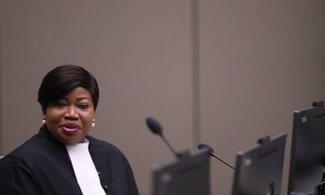 Fatou Bensouda appears in court on 8 July 2019. 