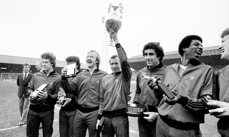 Has Nottingham Forest’s sudden ascent led to too many changes? | Nottingham Forest 5 Nottingham Forest captain John McGovern holds the League Championship trophy aloft as he and his team-mates celebrate their triumph in April 1978