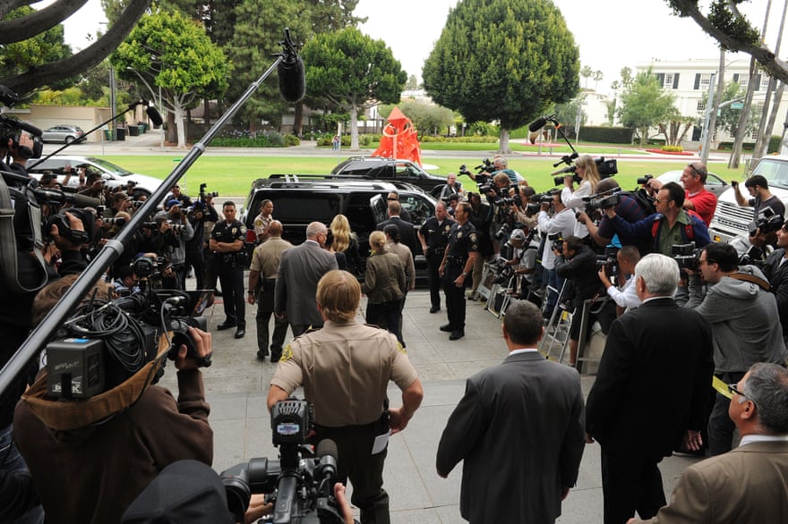 Lindsay Lohan outside court in 2010.