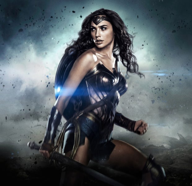 Gal Gadot as Wonder Woman.