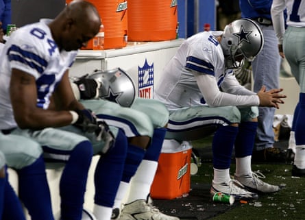 Tony Romo laments his fumble that cost the Cowboys a playoff win in a 2006 wildcard contest in Seattle.