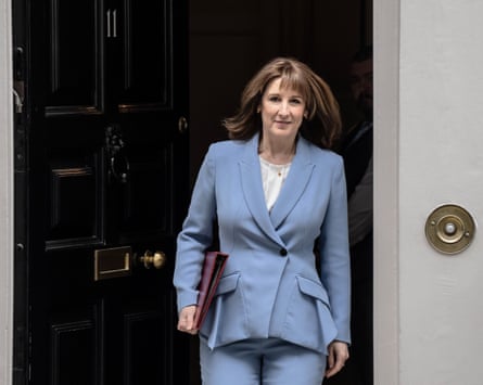 Rachel Reeves emerges from No 11 Downing Street