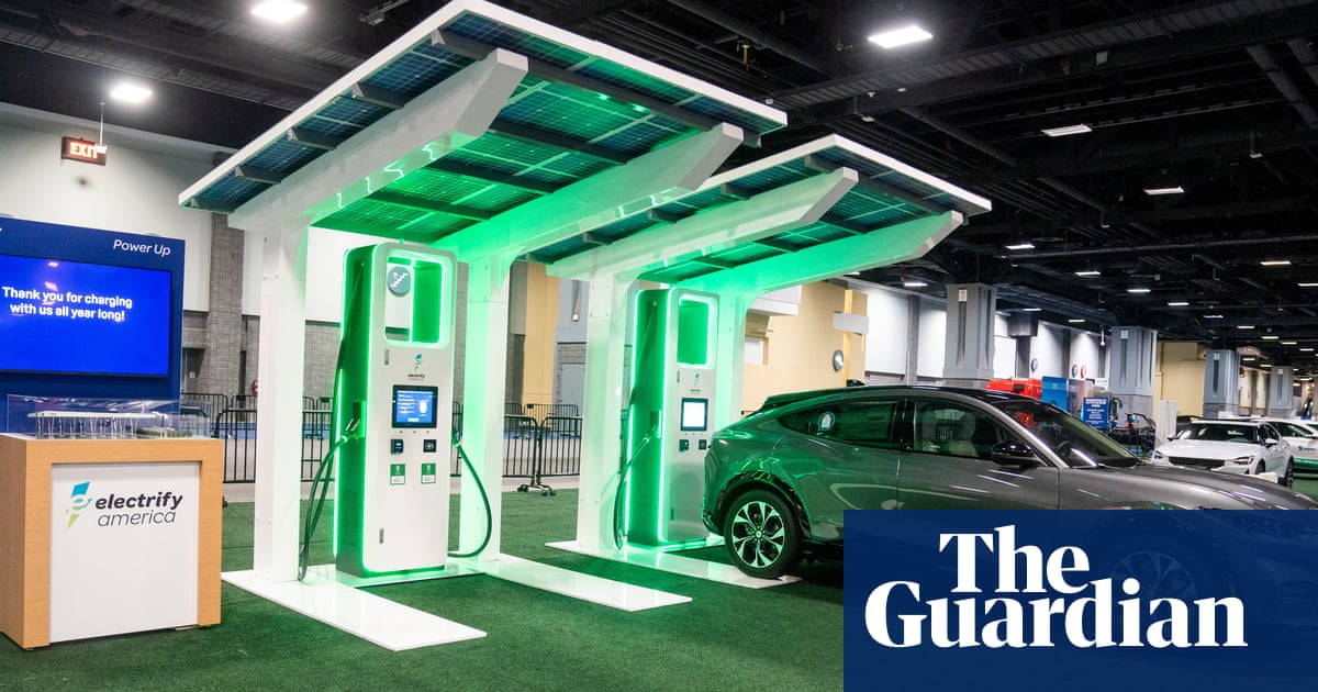 Electric cars on show in Washington as Biden pushes for green revolution