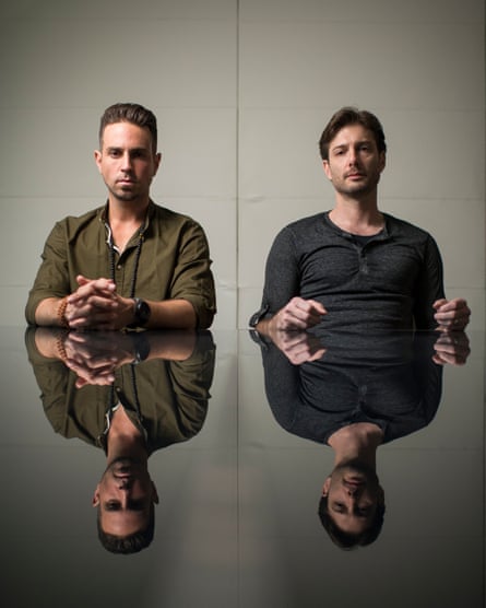 Wade Robson (L) and James Safechuck (R), pictured in 2019. The two men have accused Jackson of sexually abusing them when they were children, which Jackson’s estate has denied.