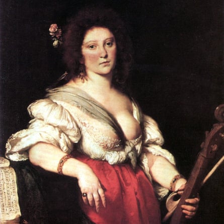 ‘The Viola da Gamba Player’ – a portrait of composer Barbara Strozzi (1619-1677) by Bernardo Strozzi.