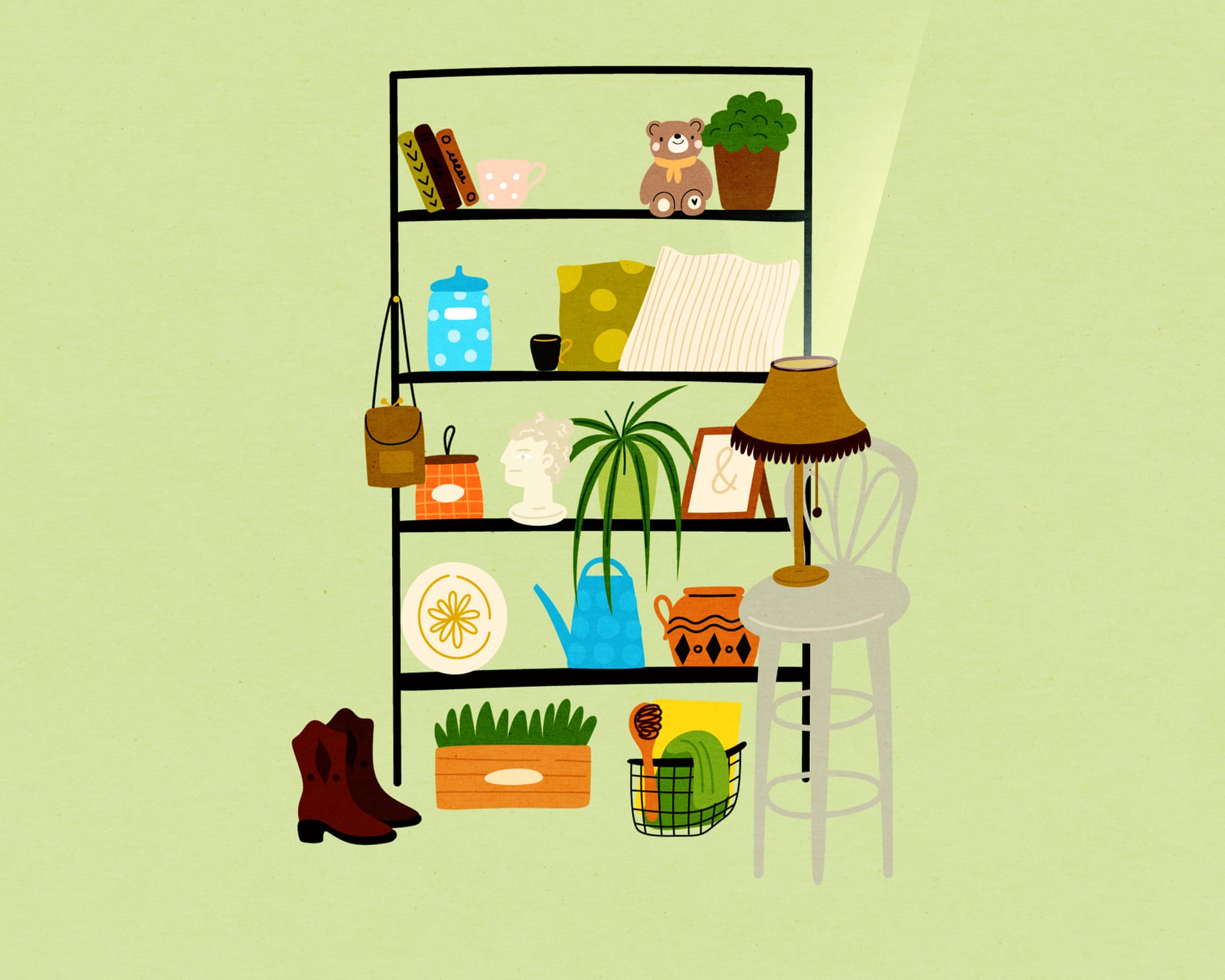 In my apartment block’s ‘Room of Unlimited Magical Recycling Possibilities’ I found not just freebies, but friends