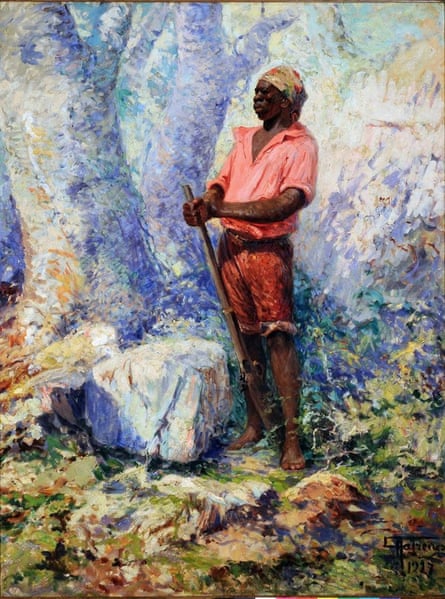 Zumbi dos Palmares (1927) by painter Antônio Parreiras, kept in the Museu do Ingá.