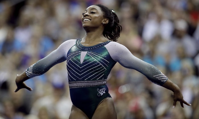 Simone Biles Leads Us Championships Despite Somewhat Off Night