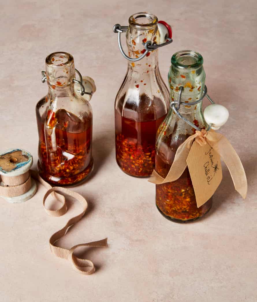 Yotam Ottolenghi’s edible Christmas gifts – festive chilli oil.