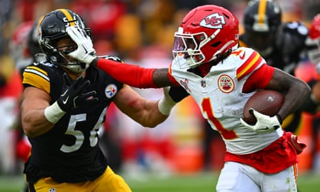 Chiefs' Xavier Worthy arrested in Texas on family violence assault charge | Kansas City Chiefs | The Guardian