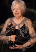 Thelma Schoonmaker with her Oscar, in 2007.