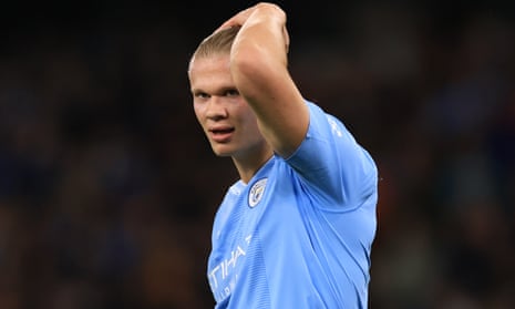 Manchester City manager Pep Guardiola has rushed to the defence of his misfiring striker Erling Haaland, who has scored just … em, eight goals in nine appearances so far this season.