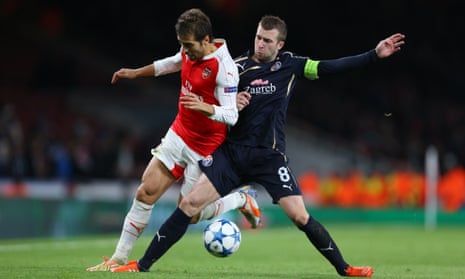Mathieu Flamini put in a typically combative performance when making his fourth start of the season against Dinamo Zagreb on Tuesday.