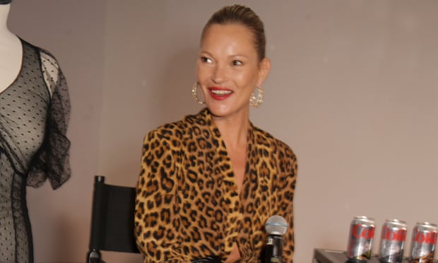 Kate Moss, the UK creative director of Diet Coke, unveils four limited-edition designs.