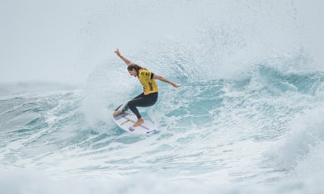 Seven-time WSL Champion Stephanie Gilmore of Australia surfing in Heat 2 of the Tweed Heads Pro on September 13, 2020 in Tweed Heads South, Australia. 