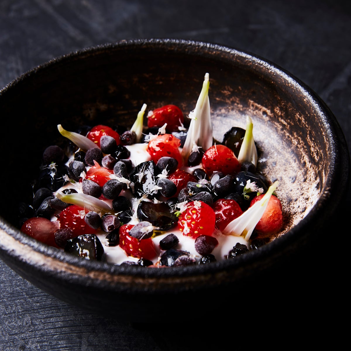 Peter Gunn S Berry Praline And Coconut Yoghurt Dessert Recipe Australian Food And Drink The Guardian