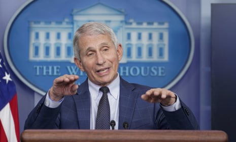 Anthony Fauci at a White House briefing in December. 
