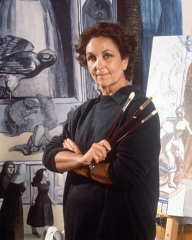 Paula Rego in 1987, just six years after her first London show, at AIR gallery.
