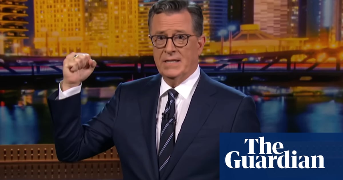 Stephen Colbert sobre Kamala Harris: ‘Una fiscal en el juicio de Donald J Trump’ | Resumen de la televisión nocturna Stephen Colbert sobre Kamala Harris: ‘Una fiscal en el juicio de Donald J Trump’ | Resumen de la televisión nocturna