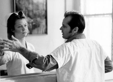 Louise Fletcher and Jack Nicholson in One Flew Over the Cuckoo’s Nest, 1975
