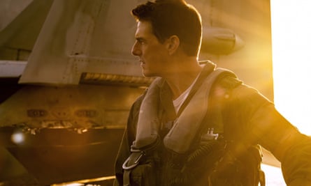 Tom Cruise in Top Gun”: Maverick.