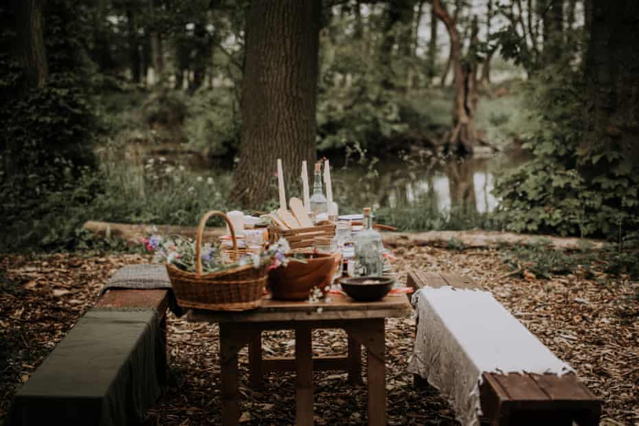 The Rewilding is a pop-up woodland feast in Cockerham, Lancashire.