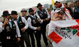 Fans outside the stadium.