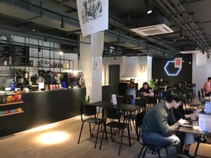 Foundation coffee shop, part of Whitworth Locke, Manchester