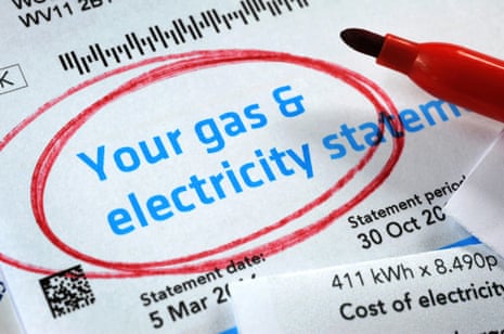 Gas and electricity bill.