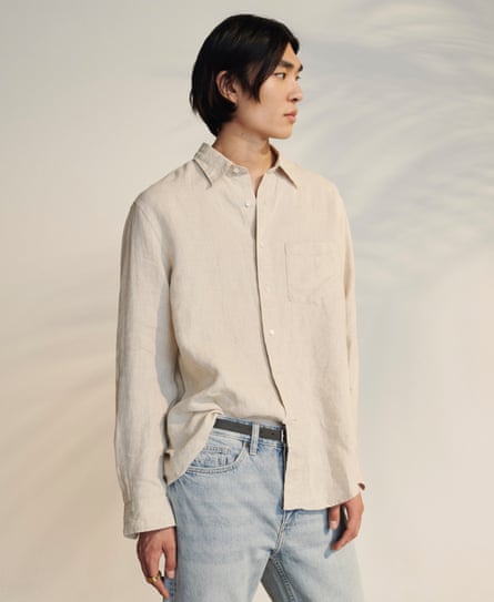 Man in jeans and shirt