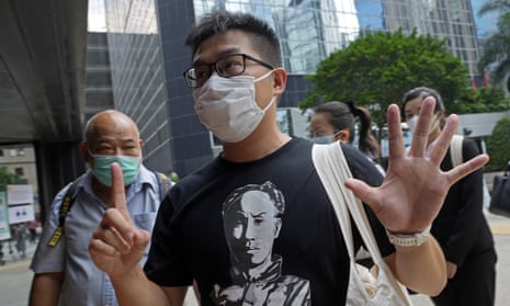 Activist Raphael Wong was one of seven pro-democracy activists sentenced in Hong Kong for their anti-government protests in 2019.