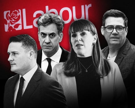 Wes Streeting, Ed Miliband, Angela Rayner και Andy Burnham.