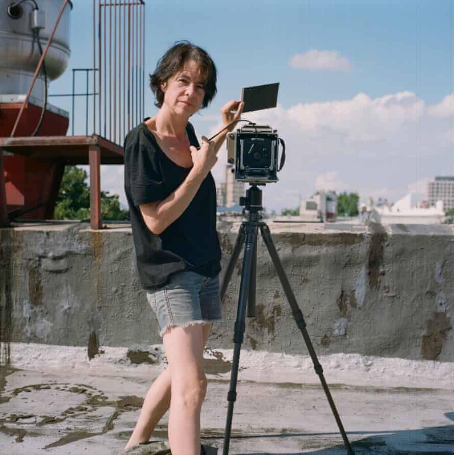 Portrait of the photographer Justine Kurland in 2018