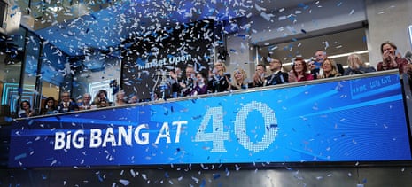 The open of the London Stock Exchange on the 40th anniversary of the Big Bang