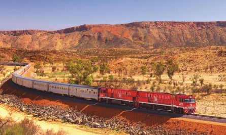 The Ghan train in Australia