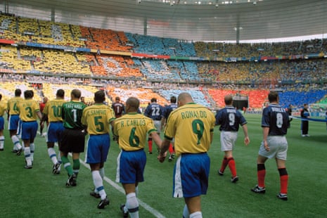 Scotland v Brazil at the opener of France 98 in Paris