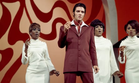 Performing as part of the Blossoms for Elvis’s ’68 Comeback Special