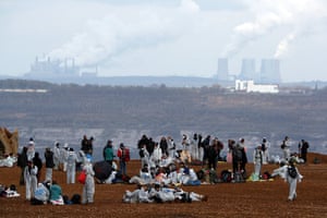 Not far from the UN talks, activists frustrated with slow progress by governments are turning up the heat at Germany’s opencast mines, highlighting the country’s failure to live up to its green pledges.