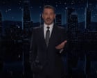 Kimmel on Trump: ‘He talks about war like he’s bragging about women with Billy Bush’